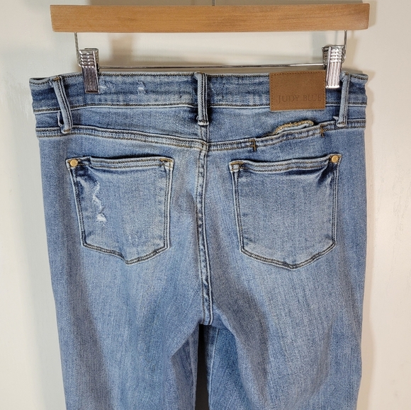Judy Blue Dad Jeans Size 9/29 Extra Back Pocket Relaxed Fit High Rise - Picture 9 of 10